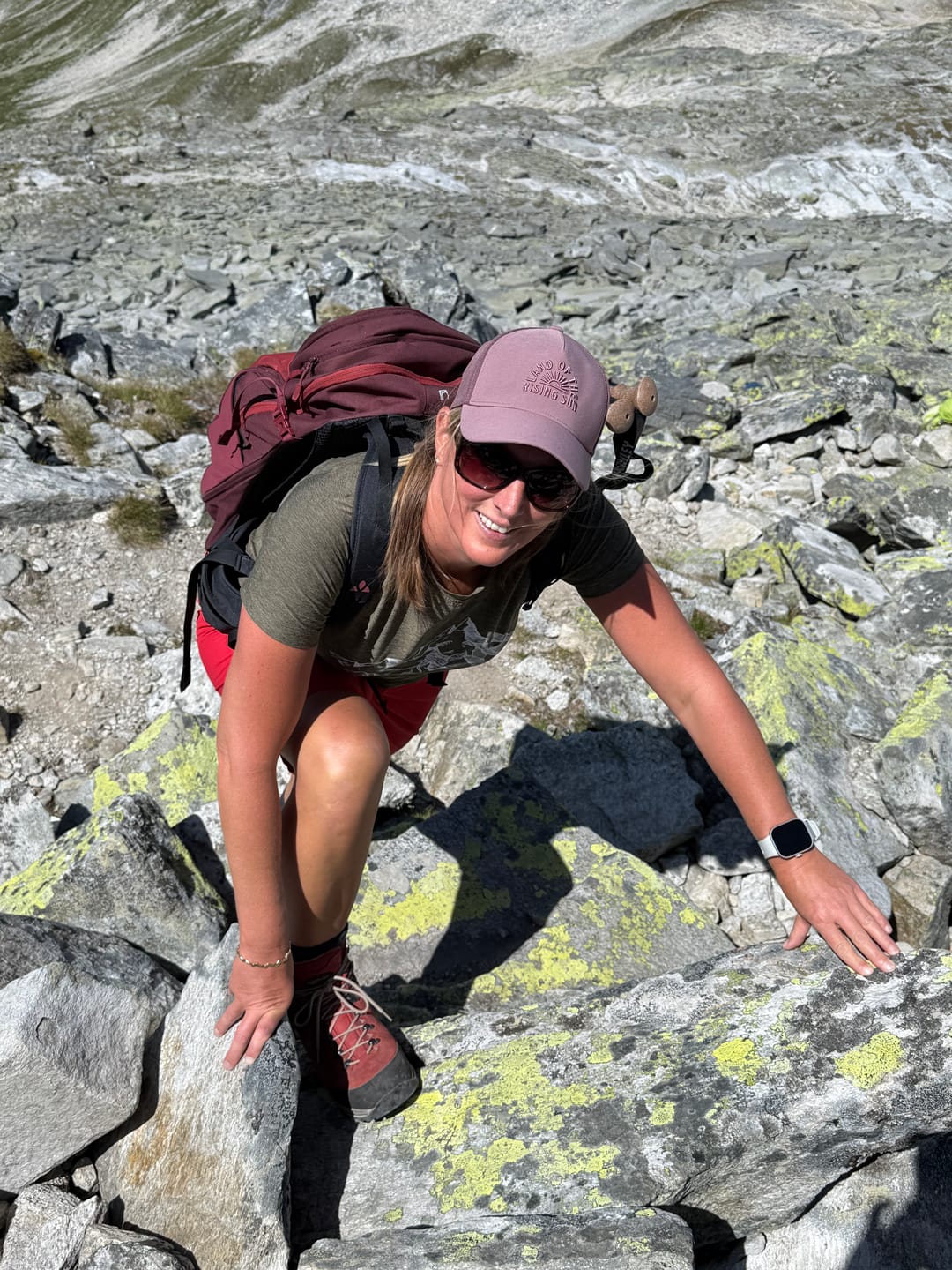 Customer photo review of CoolDry Performance Damen Shirt - Berglandschaft