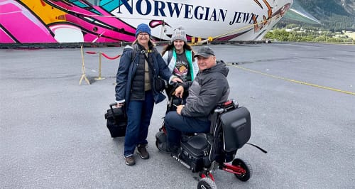 Customer photo review of ATTO SPORT Portable Mobility Scooter