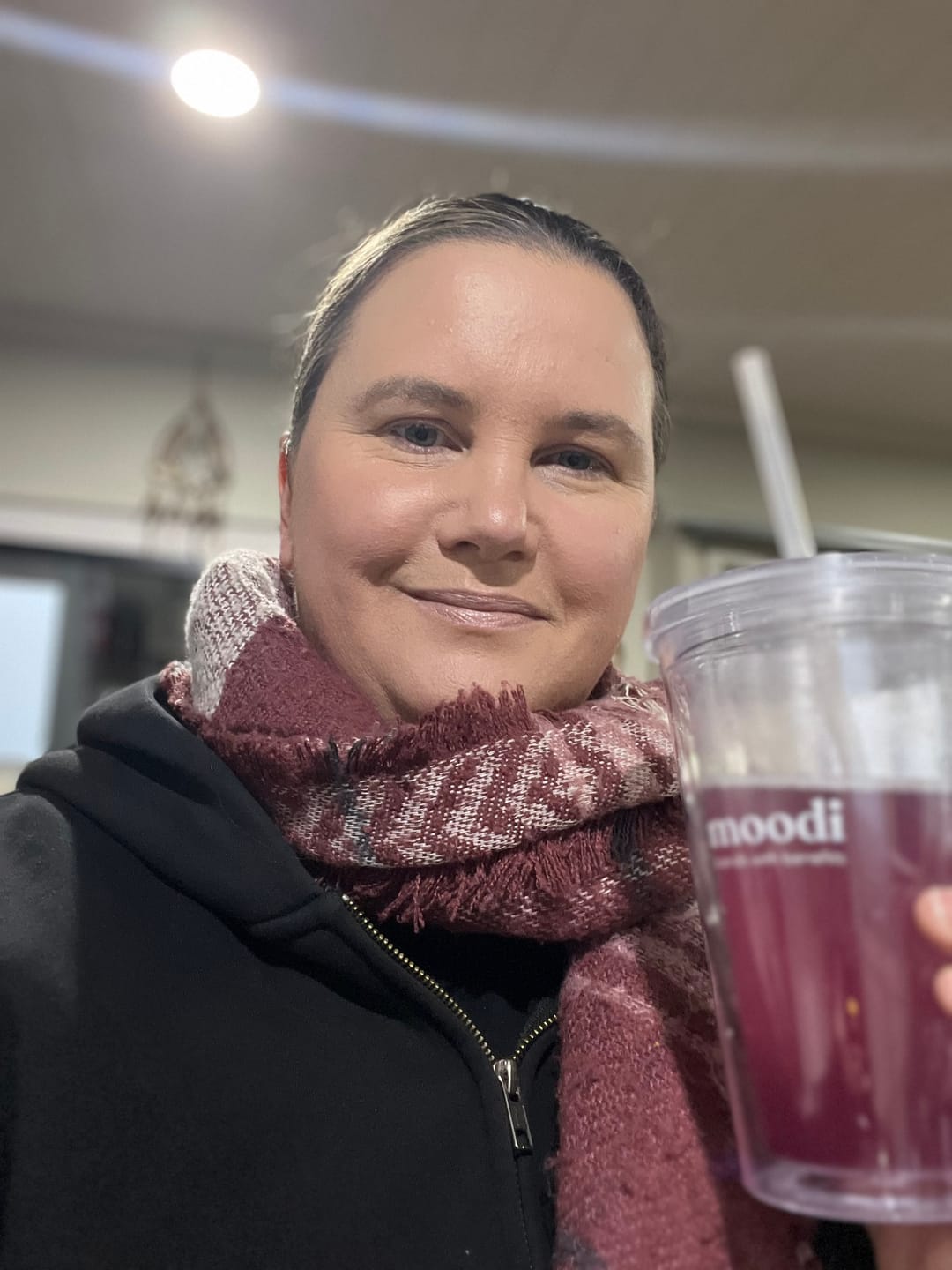 Customer photo review of Blends with Benefits Tumbler