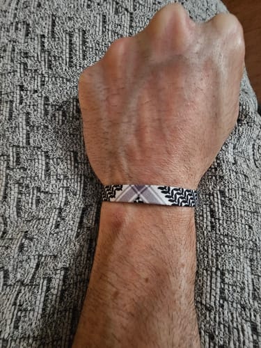Customer photo review of Keffiyeh Bracelet
