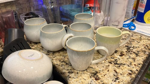 Customer photo review of Belleek Living Tivoli 4 Piece Mug Set