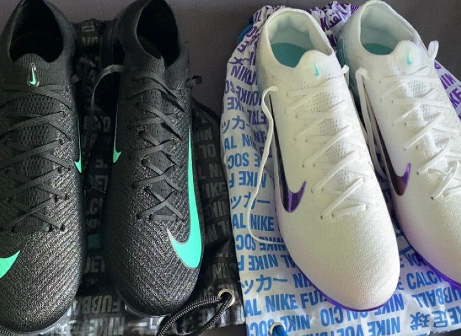 Customer photo review of Mercurial Vapor 16 Elite FG Chromatic Pack Blanc/Violet/Bleu