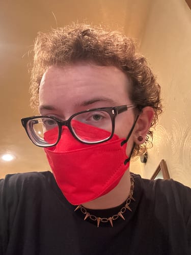 Customer photo review of KN95 Respirator Face Mask - Red