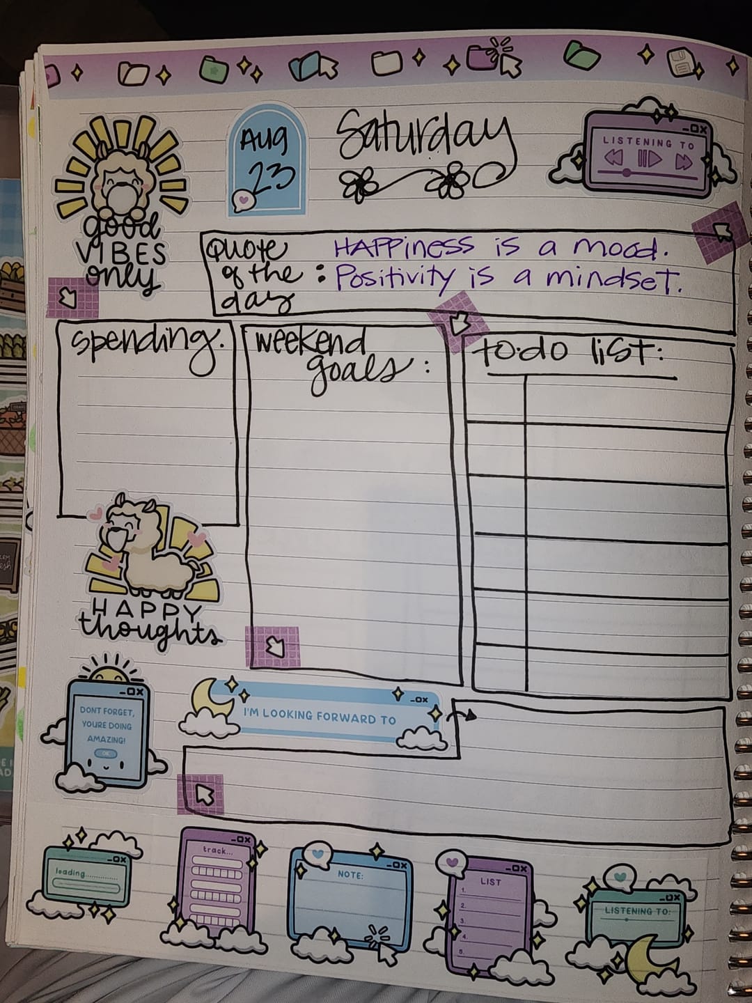 Customer photo review of Positivity Pop-Ups Variety Sticker Pack