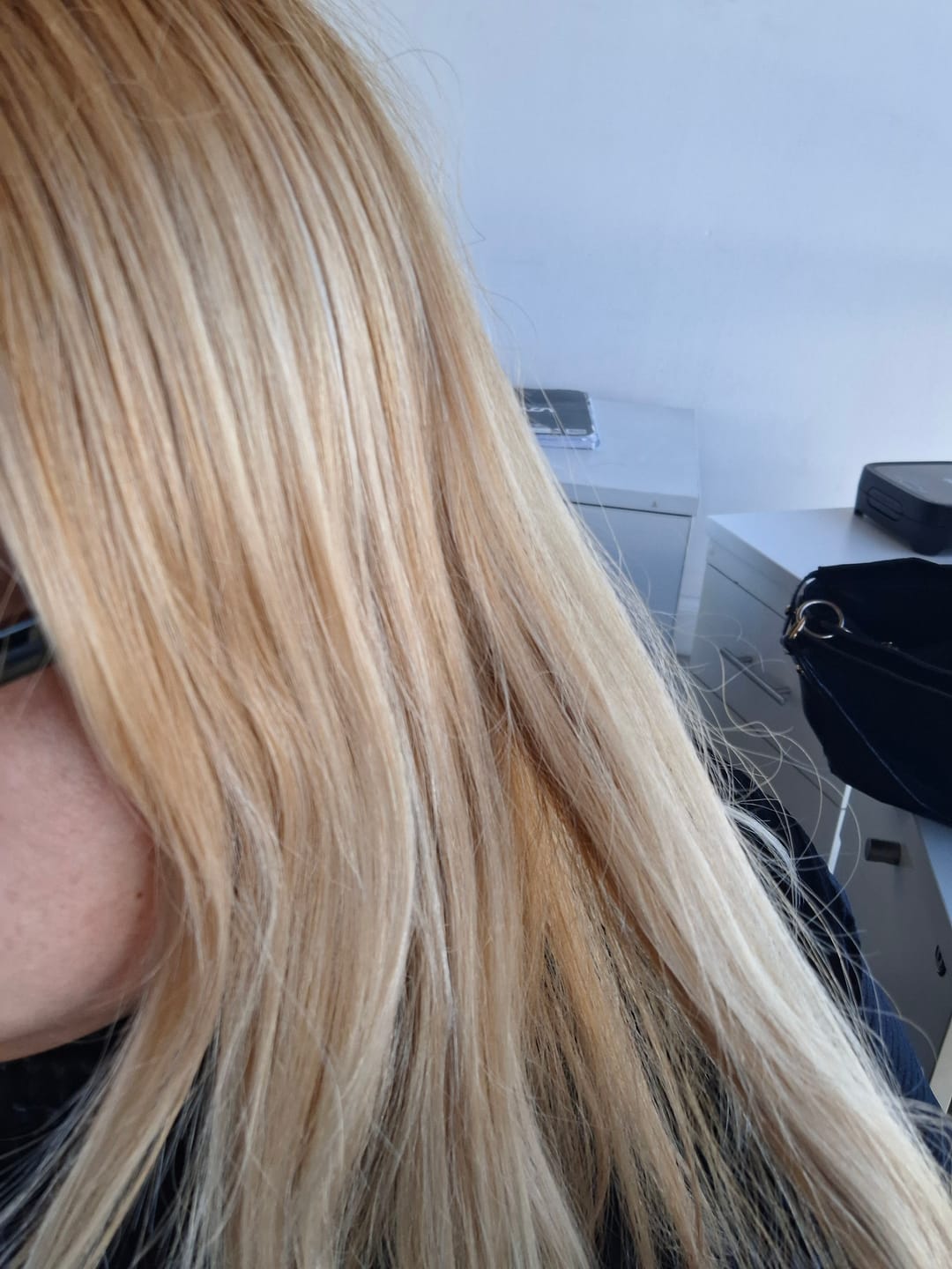 Customer photo review of Mascarilla Matizadora Platinum 300 g
