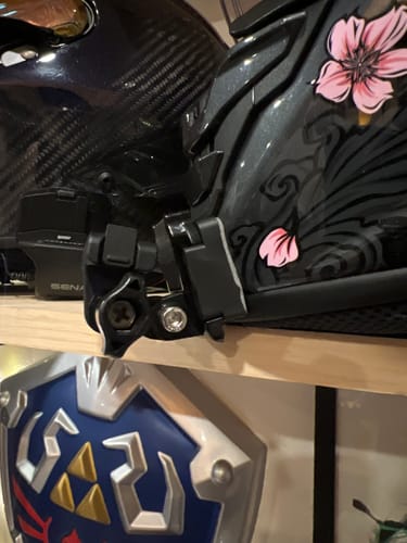 Customer photo review of Shoei X-15 / X-SPR PRO Camera Mount