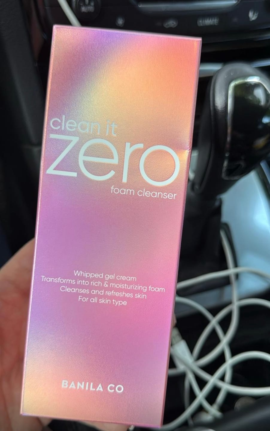 Customer photo review of Putas sejas mazgāšanai Banila Co. Clean It Zero Foam Cleanser