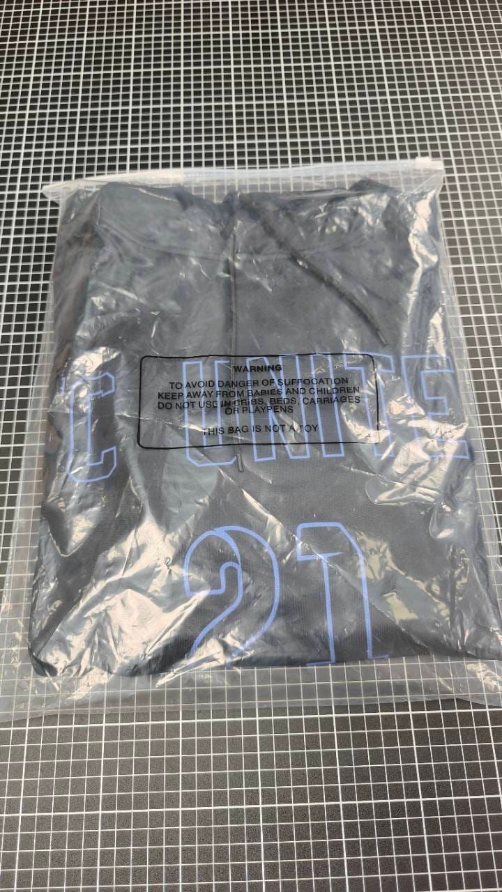 Customer photo review of Custom Stitched Black Gold Raglan Sleeves Sports Full-Zip Sweatshirt Hoodie