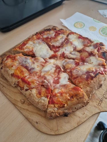 Customer photo review of Base Pizza proteica