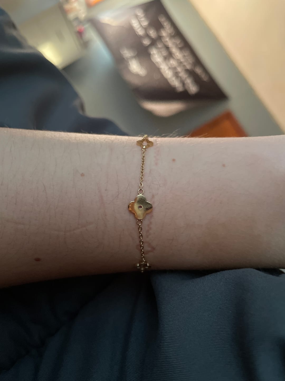 Customer photo review of Multi Clover Bracelet