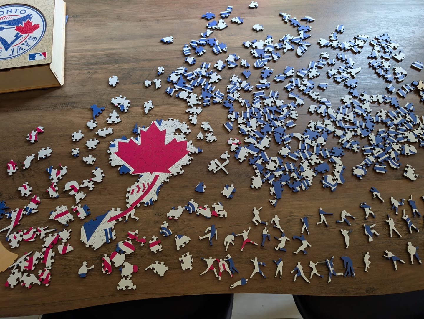 Customer photo review of Toronto Blue Jays™ - Wooden Puzzle