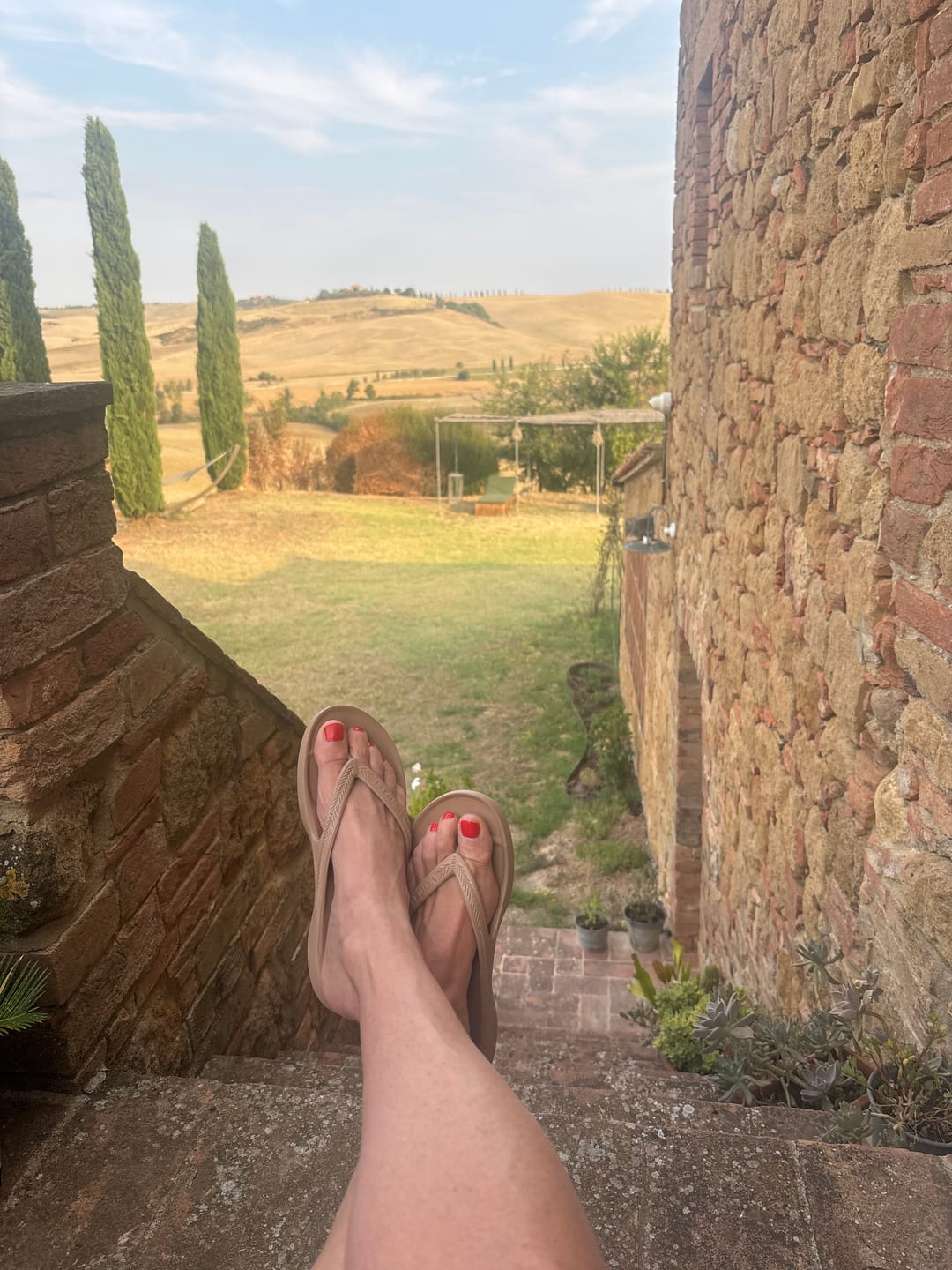 Customer photo review of Latte - Arch Support Thongs