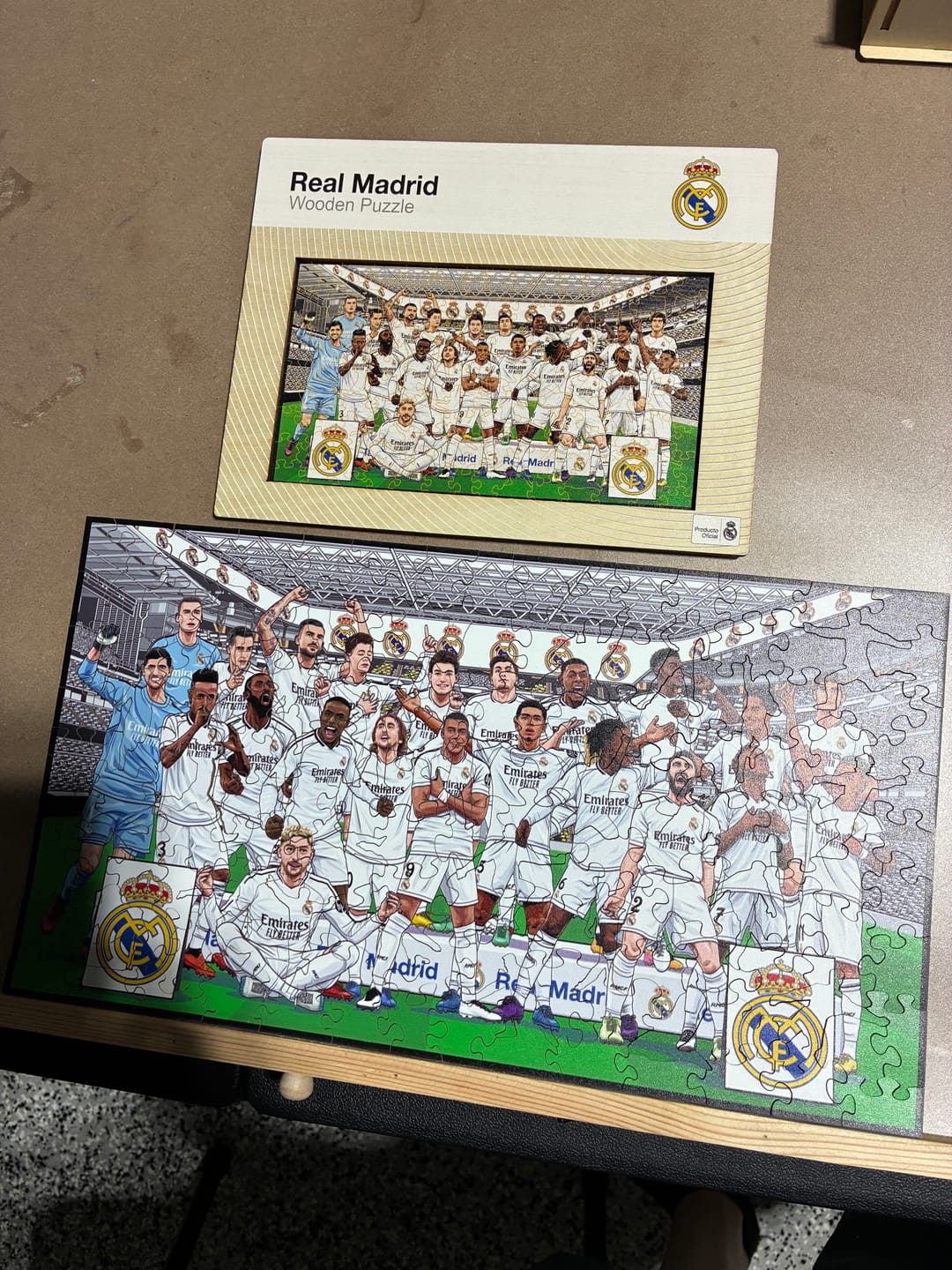 Customer photo review of Real Madrid CF® Team - Wooden Puzzle