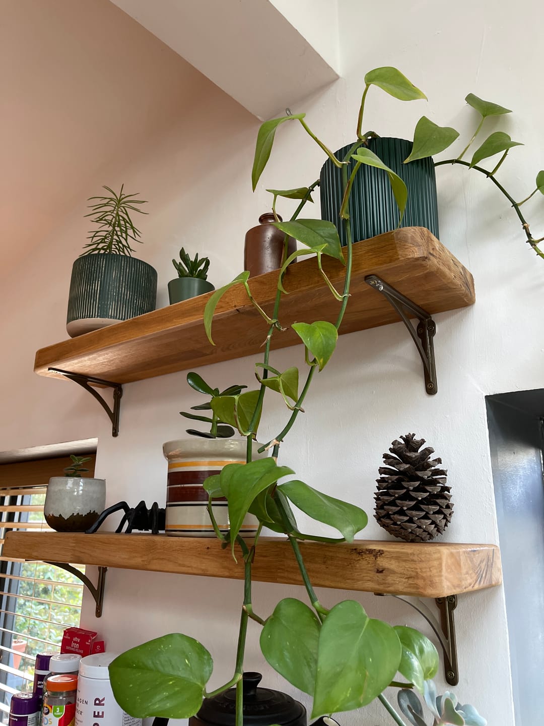 Customer photo review of 6 Inch Ironbridge Cast Iron Shelf Bracket