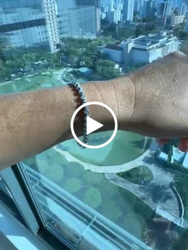 Customer video review of ETERI TENNIS BRACELET White Gold Vermeil