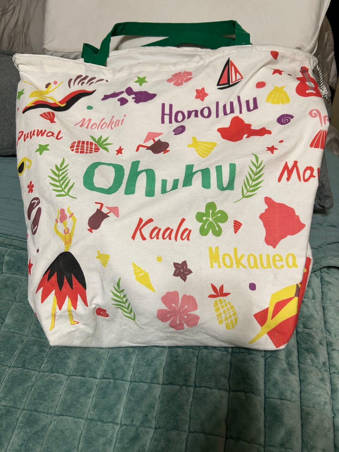 Customer photo review of Ohuhu Canvas Gift Bag for Multi-purpose, Available in Two Sizes