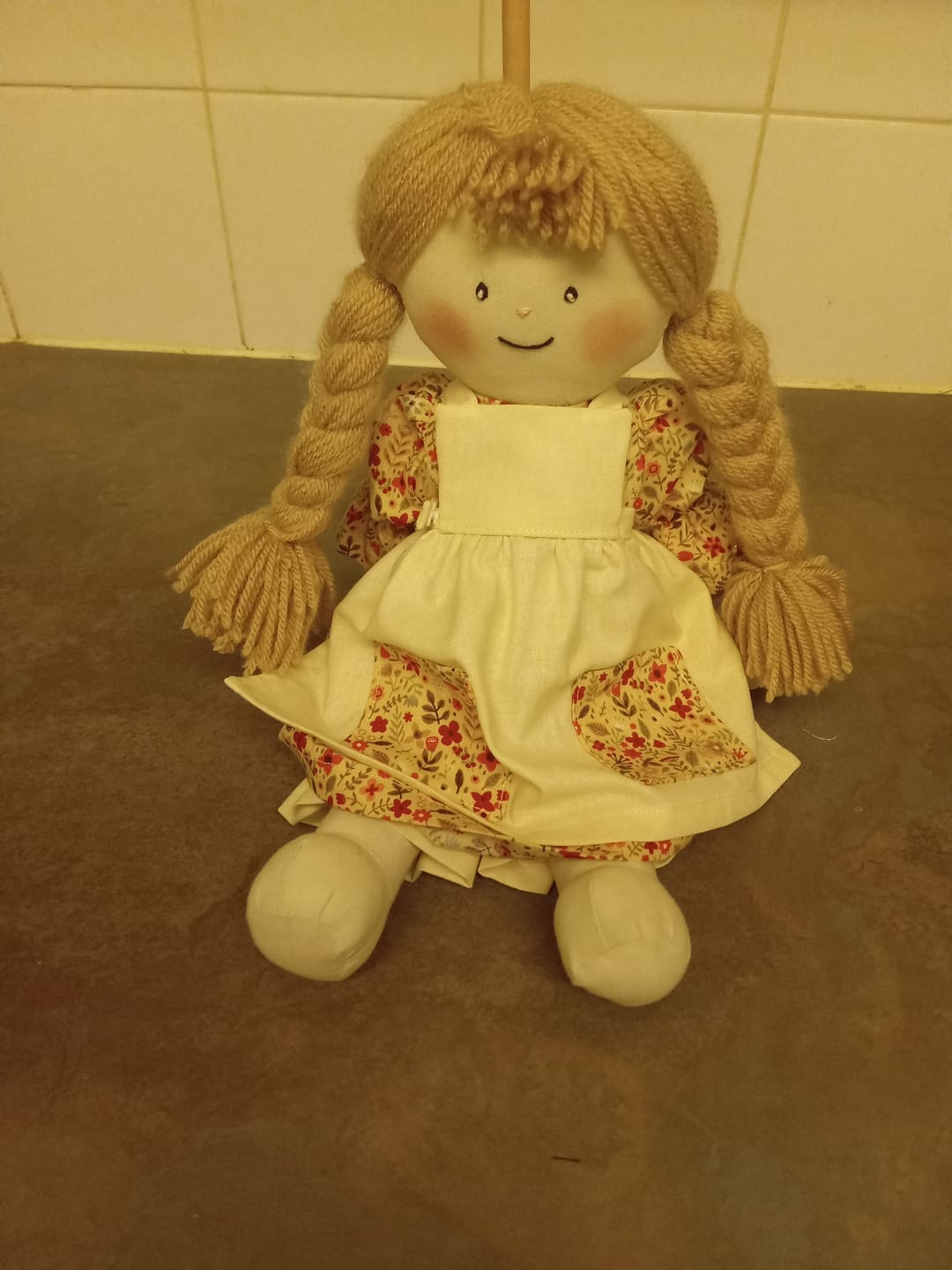 Customer photo review of Spring Floral Rose & Hubble Cotton Poplin Fabric