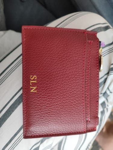Customer photo review of Burgundy Bertie Purse