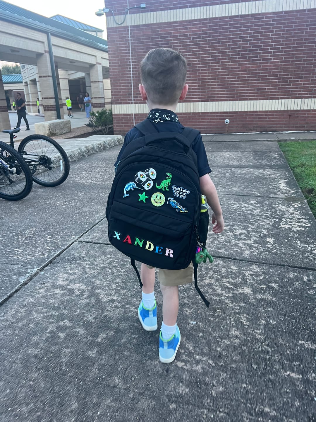 Customer photo review of Recycled Backpack