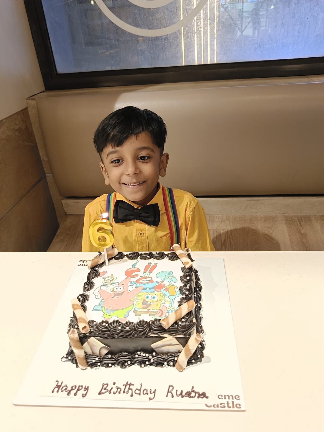 Customer photo review of Customized Photo Cake