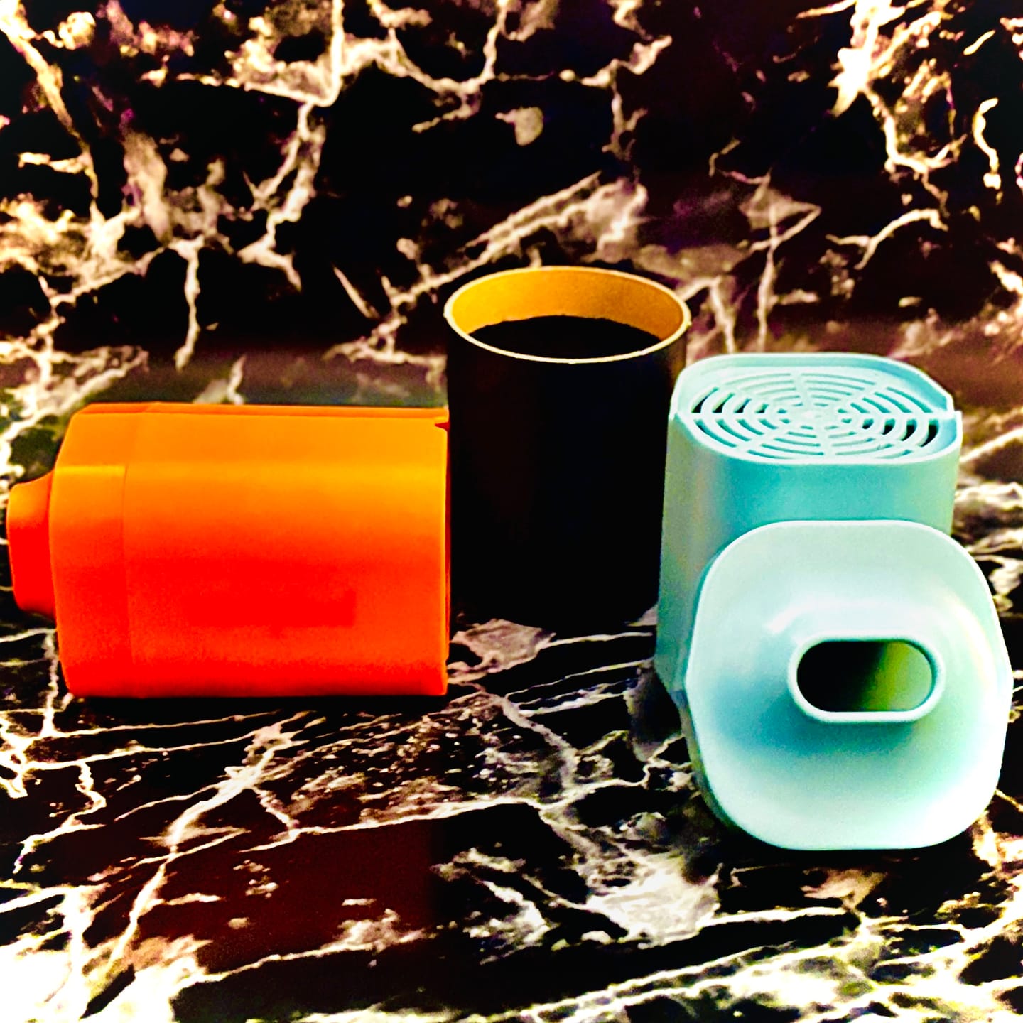 Customer photo review of 3-Pack vonSploof Replacement Filters with Optional Mesh