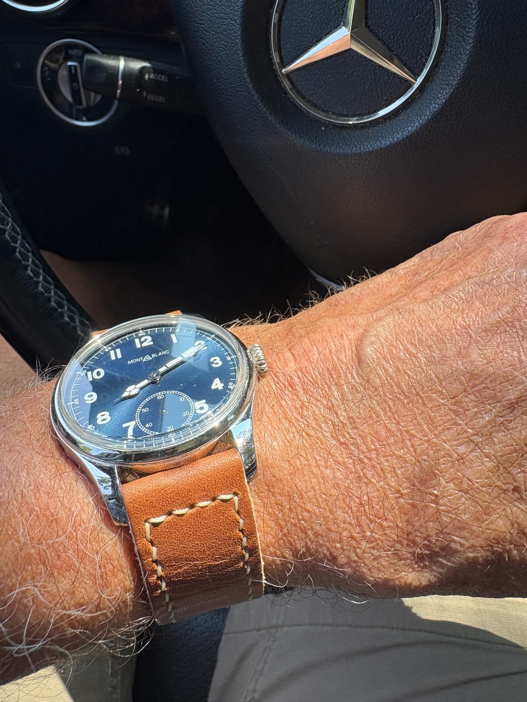Customer photo review of Horween Natural Dublin | Natural Thread