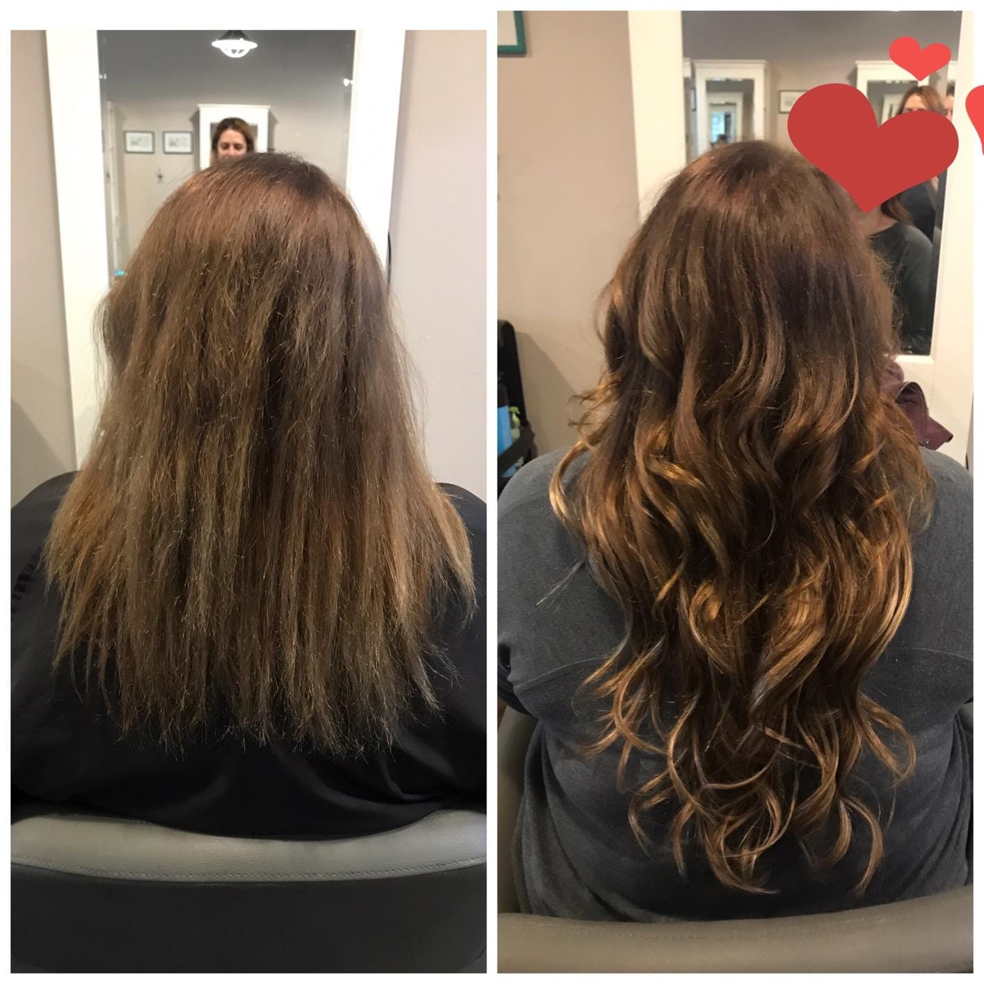 Customer photo review of Flat Weft Hair Extensions Virgin Hair Weft Balayage Darkest Brown #DU