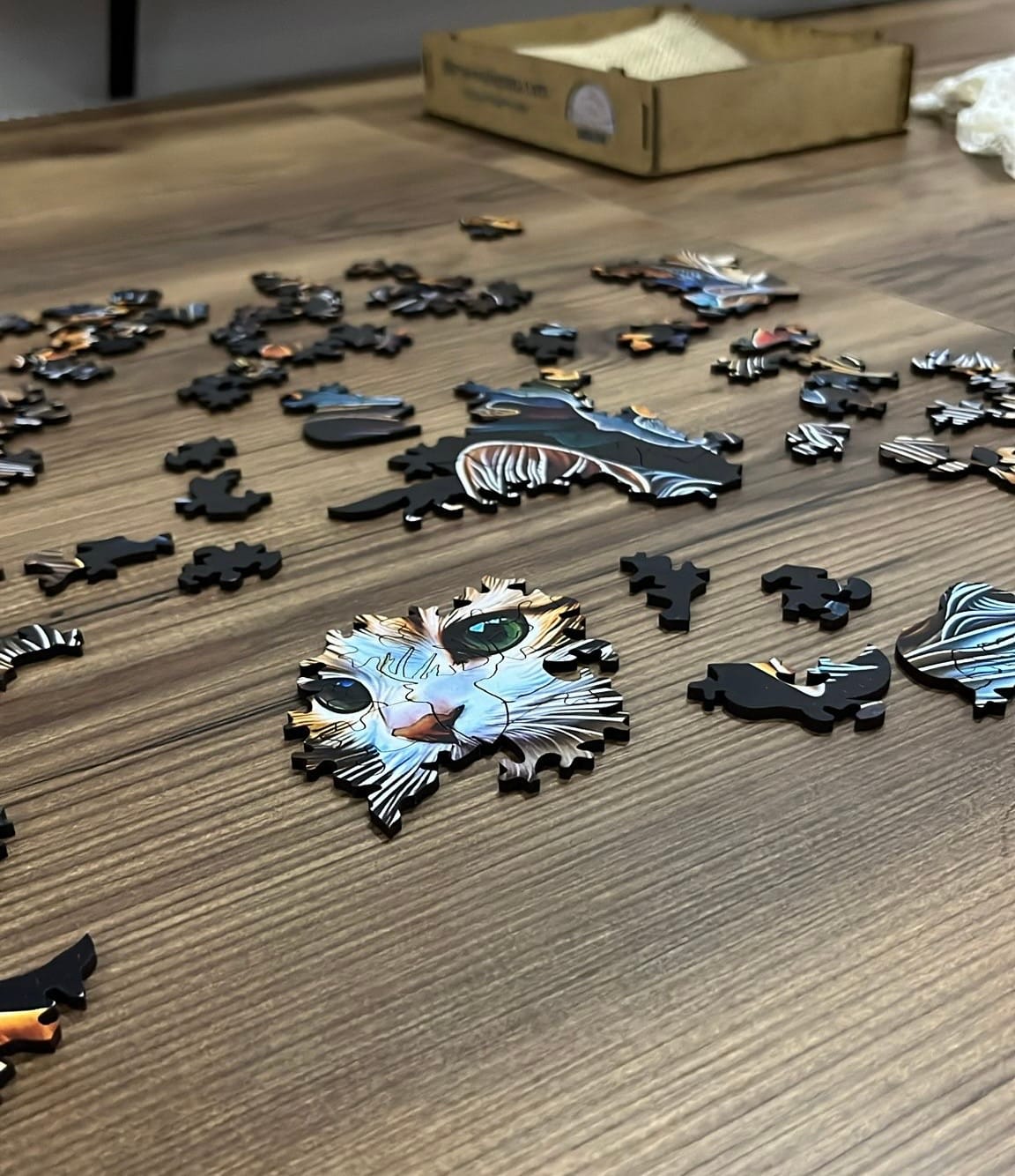 Customer photo review of Kedi V2 - Ahşap Puzzle