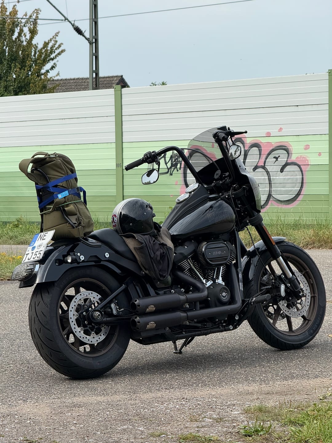 Customer photo review of Road Warrior Fairing Windschutzscheibe 13" Black Smoke