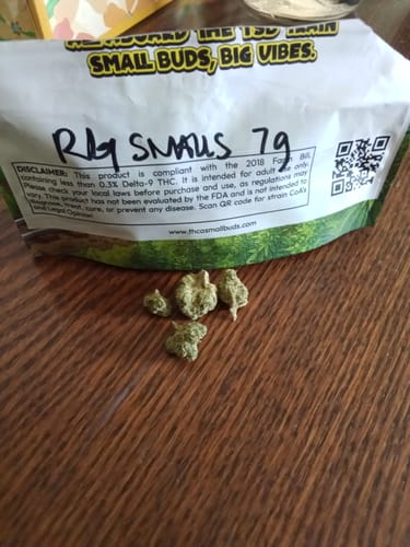 Customer photo review of Caffeine THCA Flower