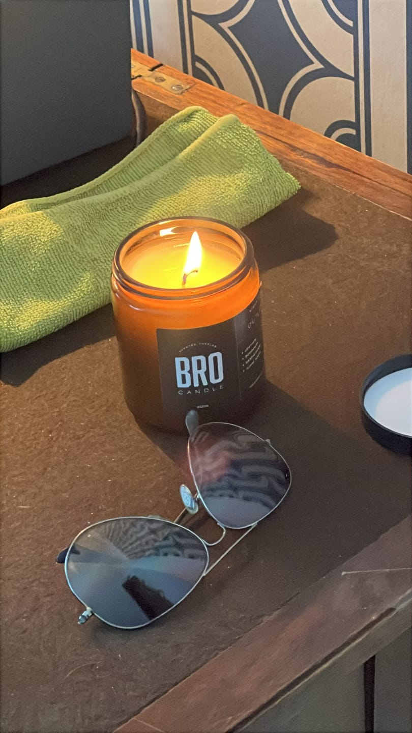 Customer photo review of The Outlaw Candle