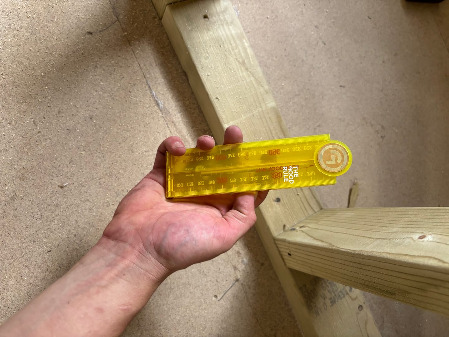 Customer photo review of The Good Rule - Laser Edition 600mm