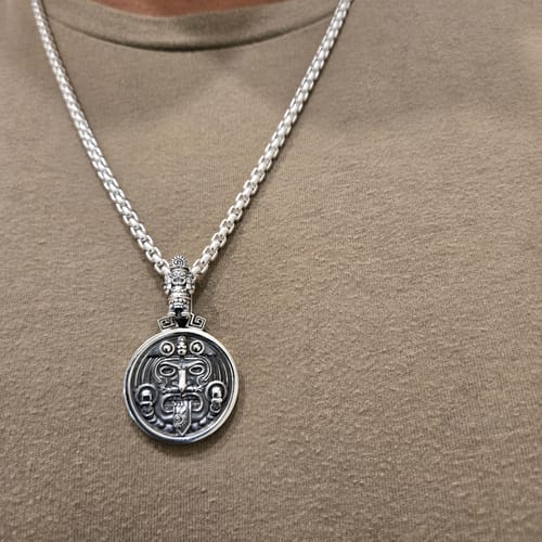 Customer photo review of Sun Stone Pendant