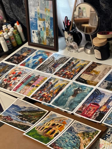 Customer photo review of 5x7 Giclee Fine Art Prints