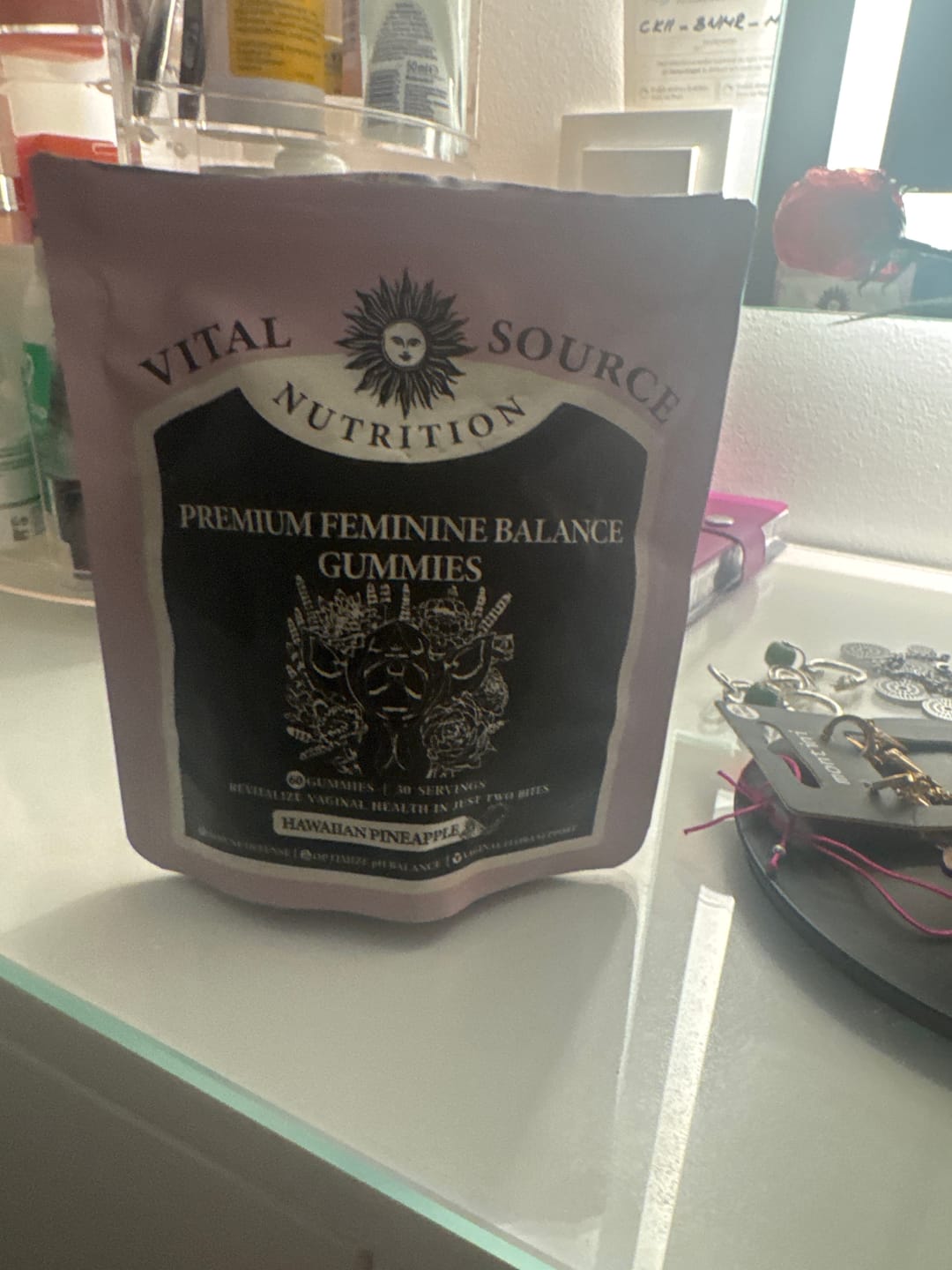 Customer photo review of Feminine Balance Gummies