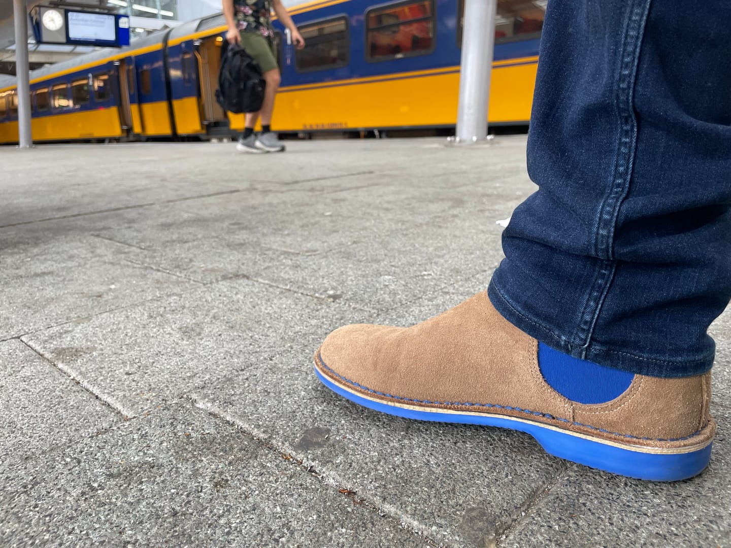 Customer photo review of Chelsea Boot J-Bay (Blue Sole)