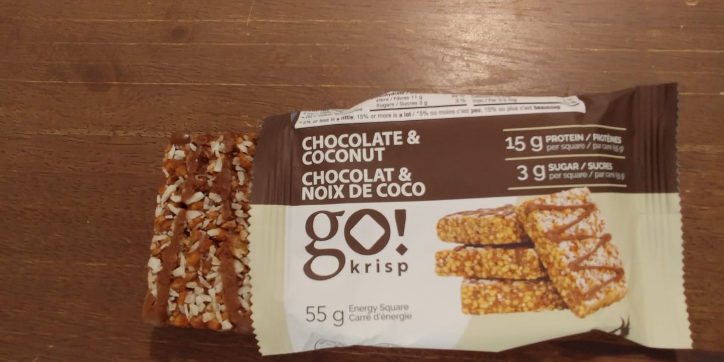 Customer photo review of Go Nutrition - Go Krisp 55gr