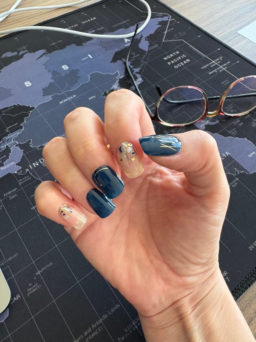 Customer photo review of N Midnight Jel Tırnak 30 Adet, 2 Kullanım