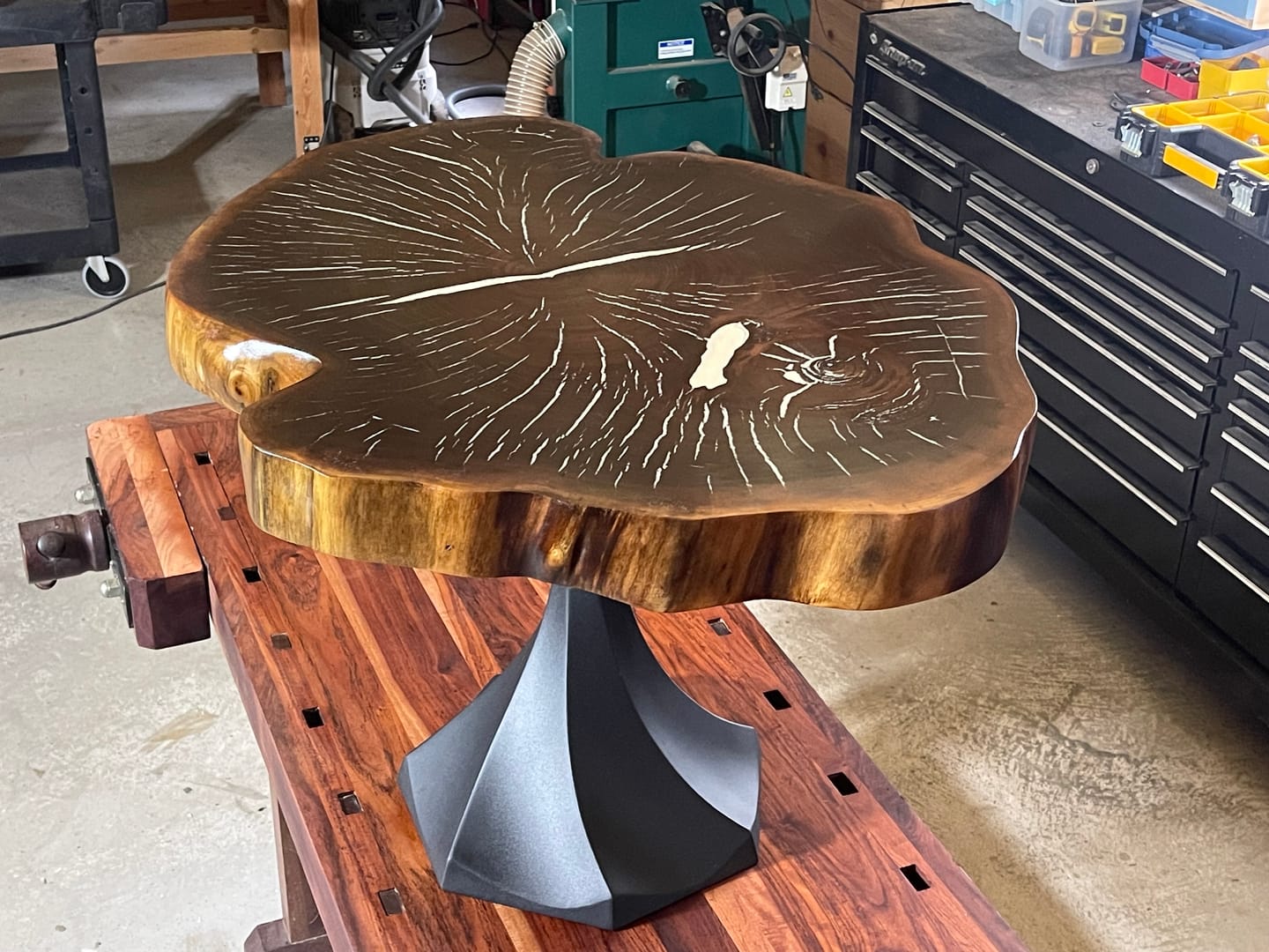 Customer photo review of End Table Base 217 Lithe 20H Modern Tulip Design