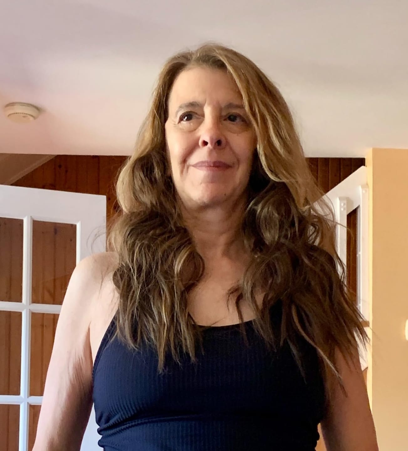Customer photo review of Flat Weft Hair Extensions Virgin Hair Balayage Brown Mix Blonde #4/27/4