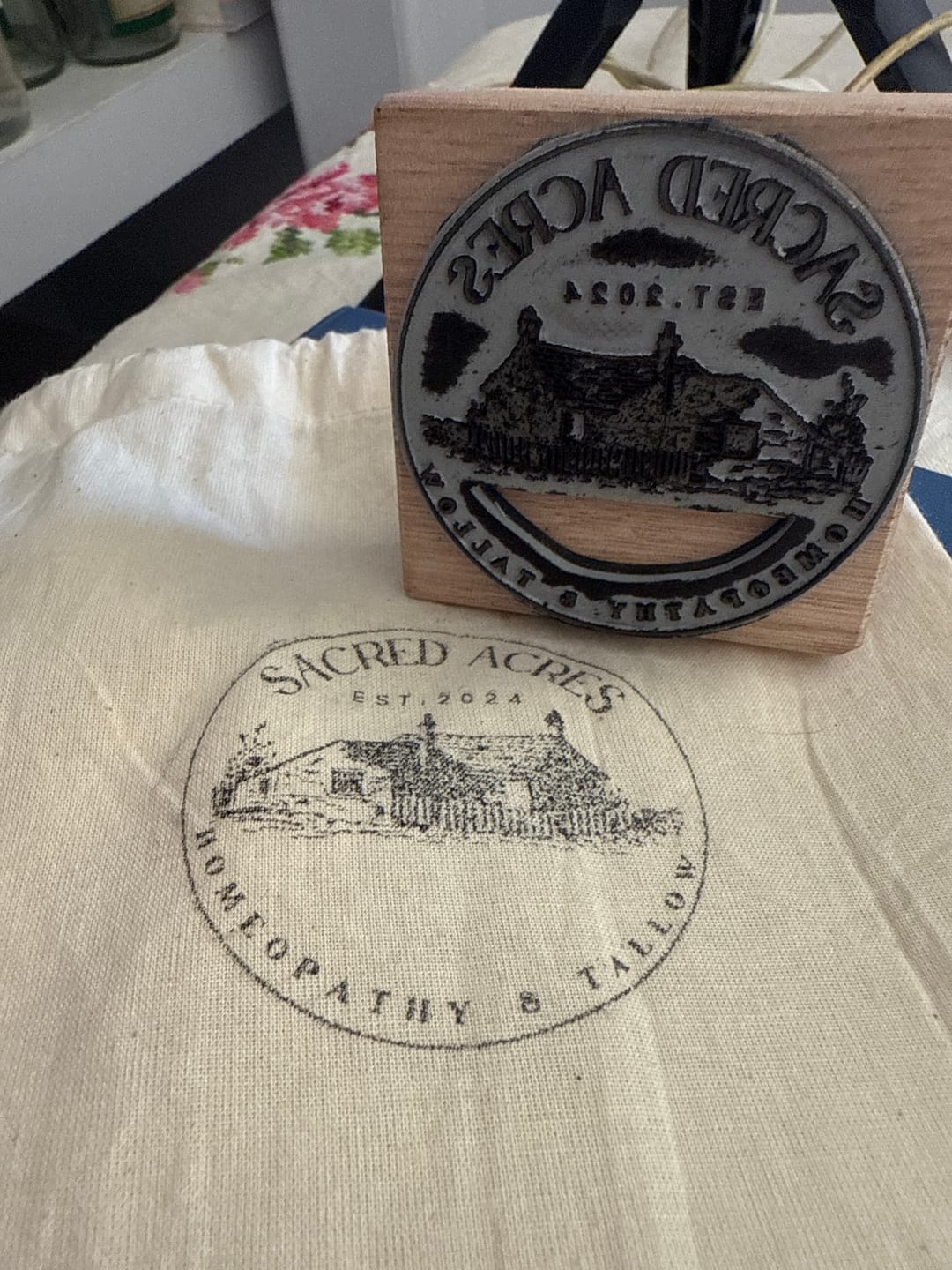 Customer photo review of Custom Rubber Stamp