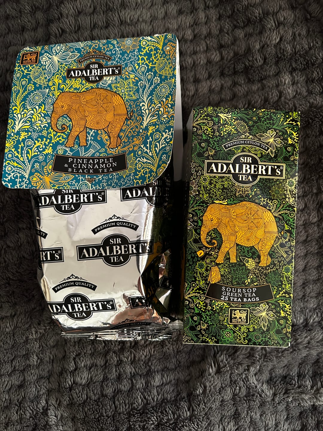 Customer photo review of Adalbert's Tea SOURSOP GREEN TEA - saszetki 50g