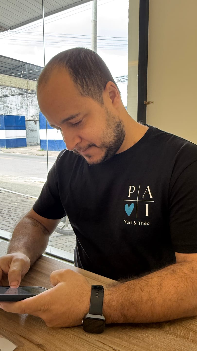 Customer photo review of Camiseta Personalizada AVÔ MINIMALISTA - Algodão Peruano
