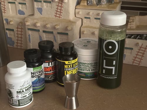 Customer photo review of Optimal Human - Superfood Greens (Refill)