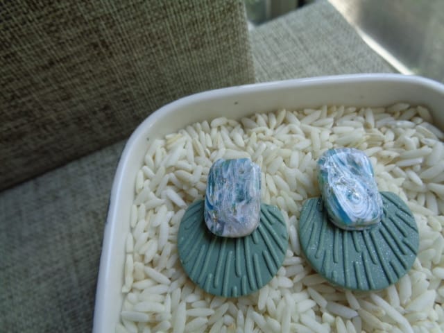 Customer photo review of Annie Layered Stud Polymer Clay Cutter Set