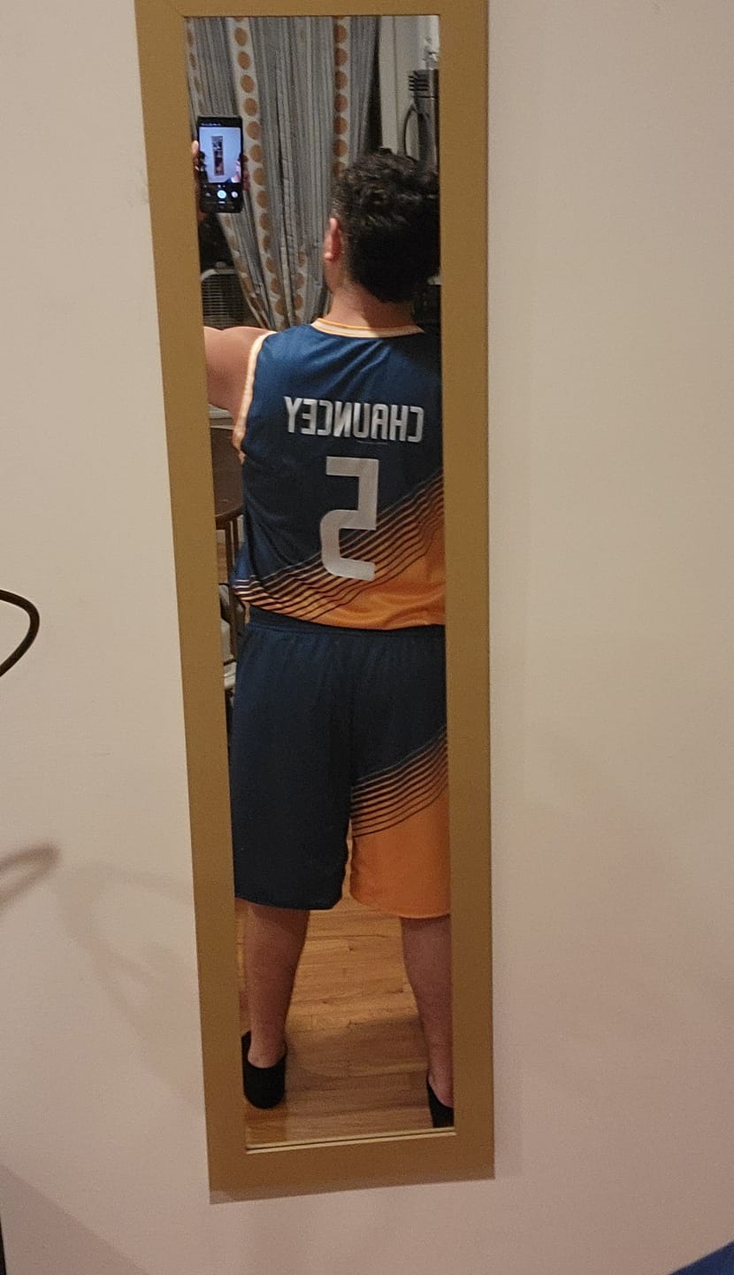 Customer photo review of Custom Reversible Basketball Suit for Adults and Kids  Personalized Jersey