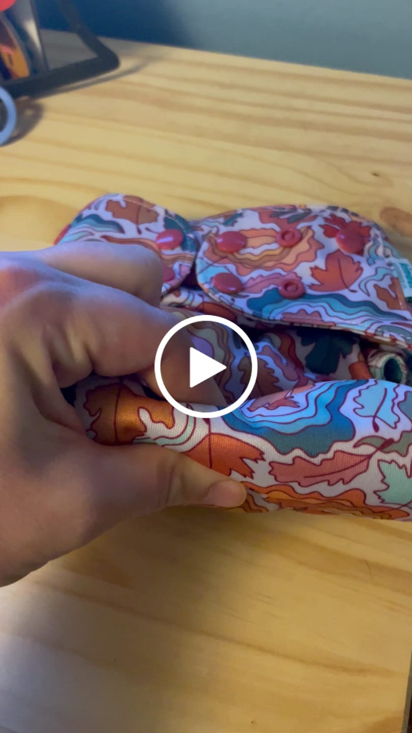 Customer video review of 4-Layer Bamboo Viscose Cloth Diaper Insert