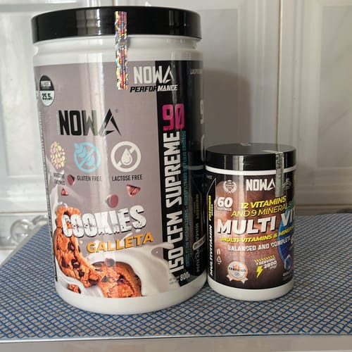 Customer photo review of Proteina 90% CFM ISO SUPREME - BCAAs / Glutamina / Low Fat / Low Sugar - Galletas