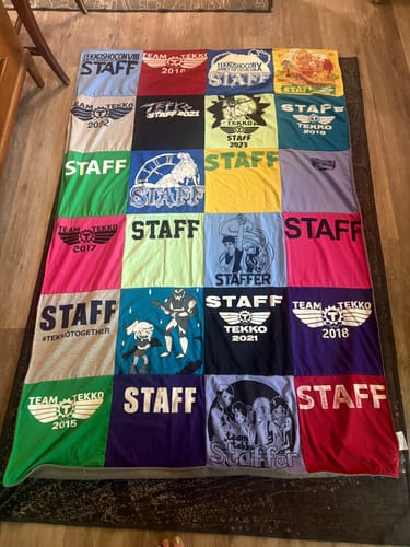 Customer photo review of Premium T Shirt Quilt