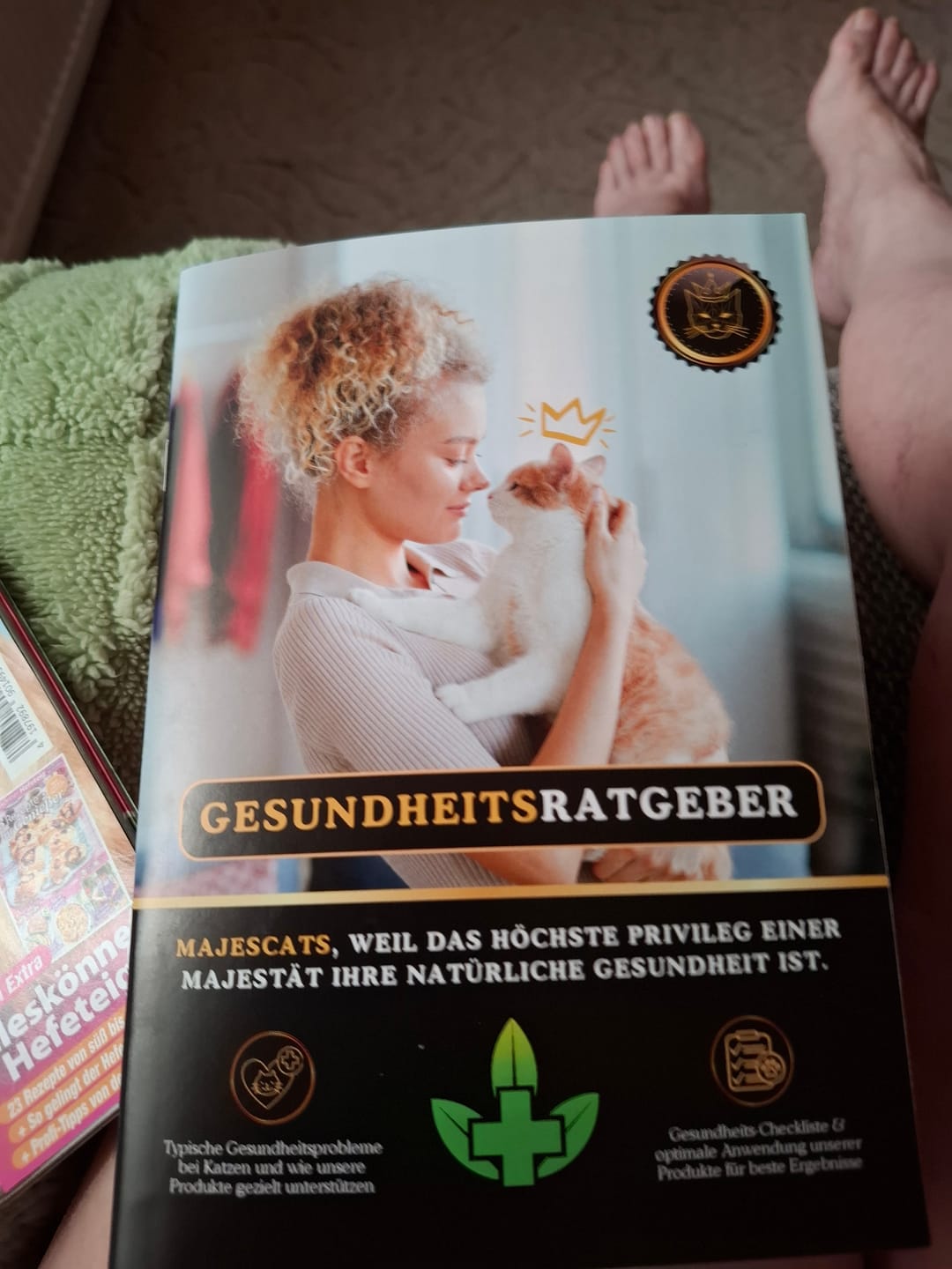 Customer photo review of Katzen Gesundheits Ratgeber von Majescats